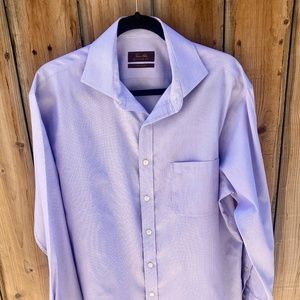 TASSO ELBA Non- Iron Mens Dress Shirt L